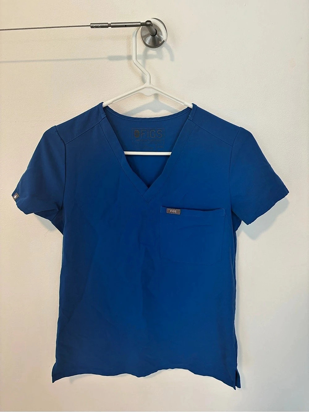 FIGS Catarina Scrub Top Royal Blue XXS